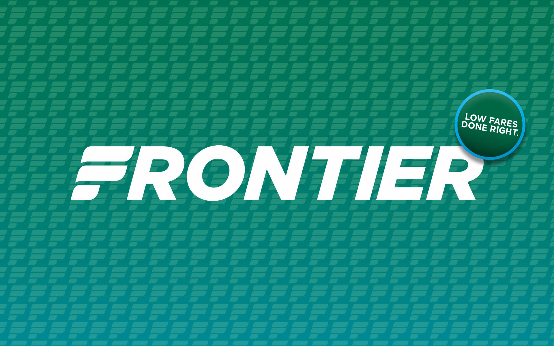 Done right. Frontier Airlines logo. Frontier Airlines logo Airlines.